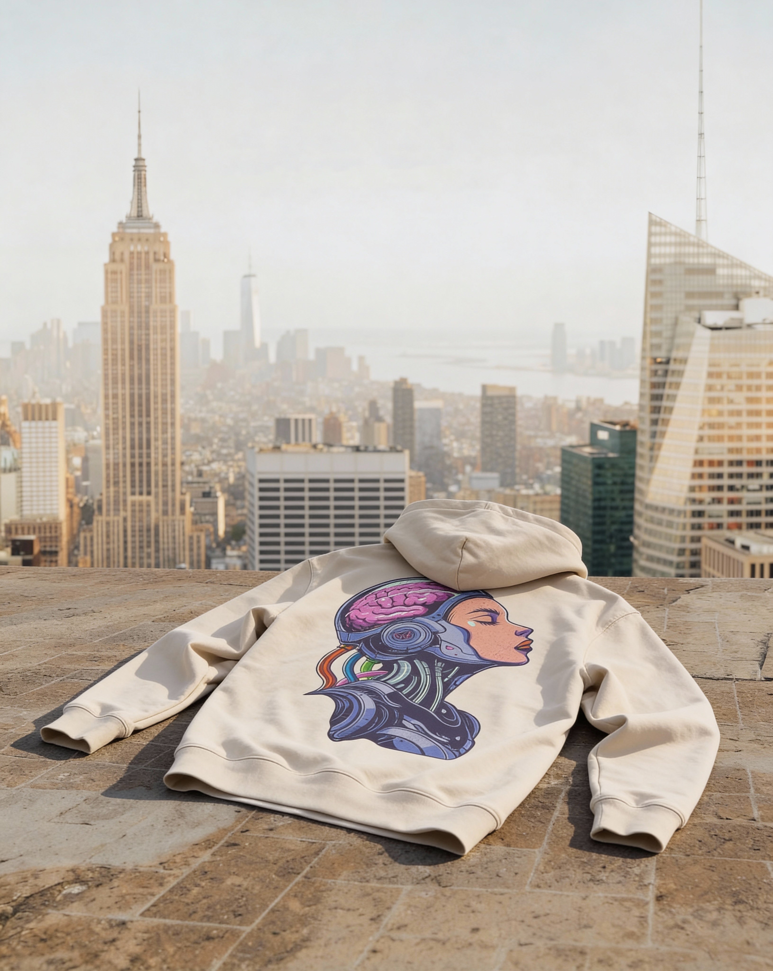 Sudadera Hoodie Eco Values · Cyborg