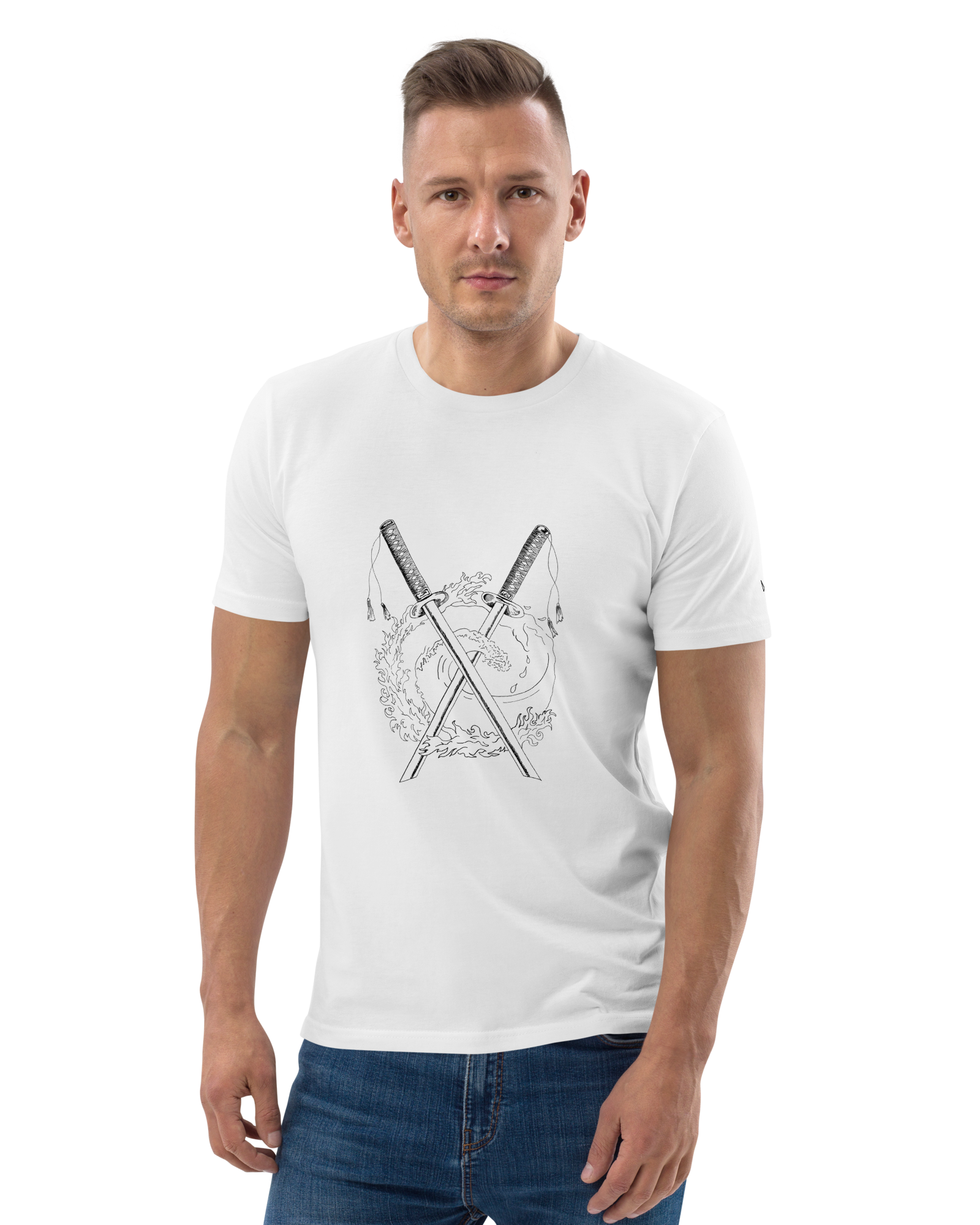 Camiseta Orgánica Steel Style · Fire & Water Minimal